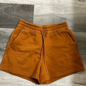 lululemon sweat short 4”